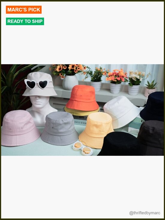 Bucket Hat for Travel Summer Fishing Breathable Cotton Sun Hat Adult main image 6